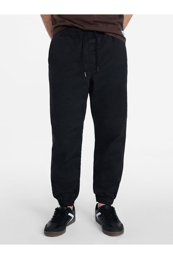 Twill Jogger Pants, Men's XS-5XL