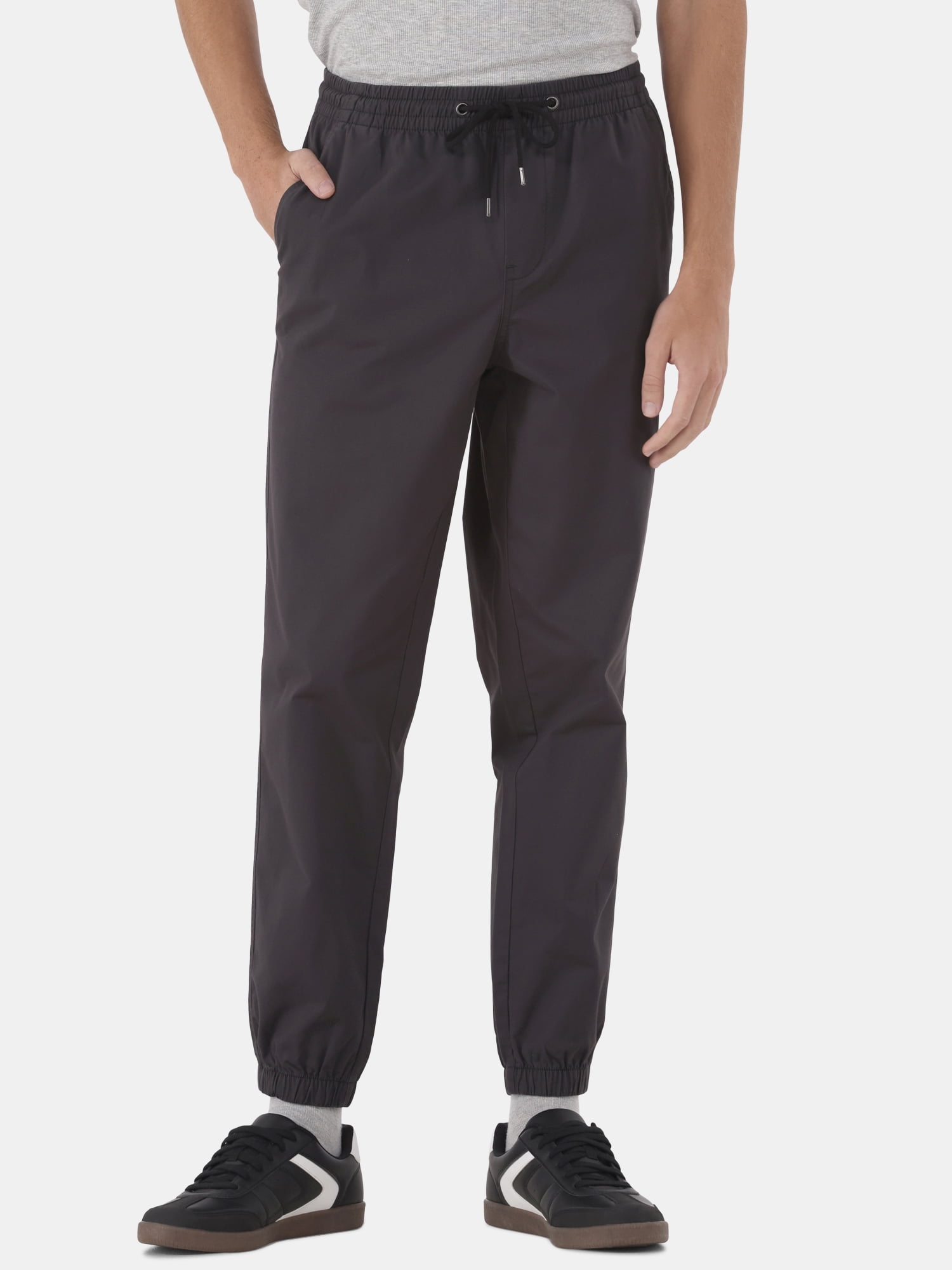 No Boundaries Twill Jogger Pants, Men’s and Big Men’s, Sizes XS-5XL