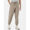 thumbnail image 1 of No Boundaries Twill Jogger Pants, Men’s and Big Men’s, Sizes XS-5XL, 1 of 5