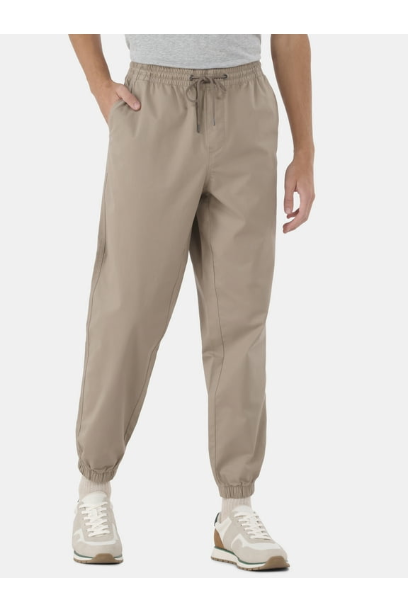 Twill Jogger Pants, Men’s and Big Men’s, Sizes XS-5XL