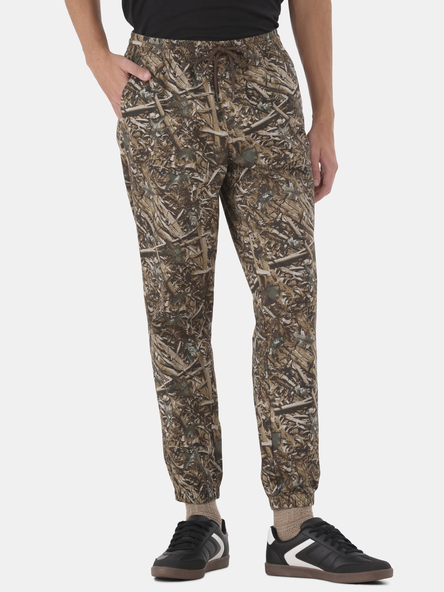 No Boundaries Twill Jogger Pants, Men’s and Big Men’s, Sizes XS-5XL