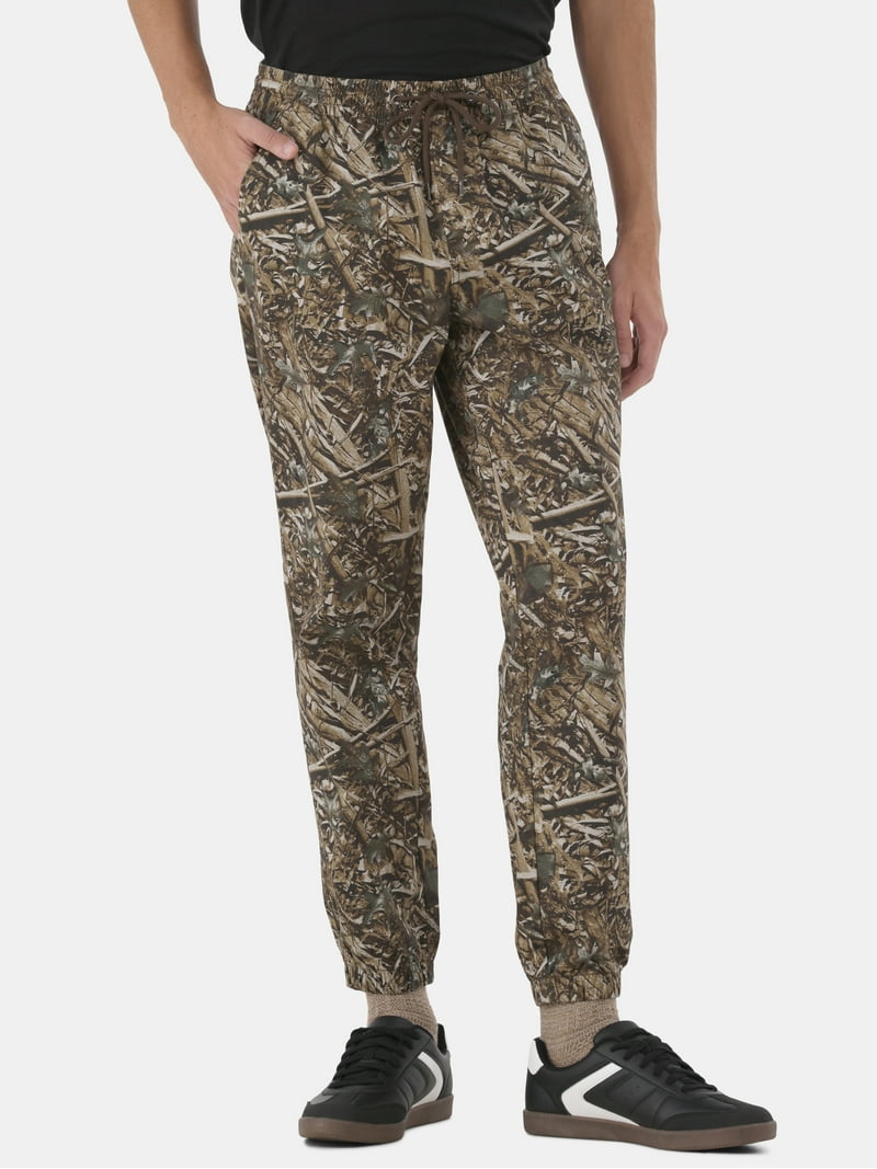 No Boundaries Twill Jogger Pants, Men's and Big Men's, Sizes XS