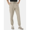 thumbnail image 1 of No Boundaries Twill Jogger Pants, Men’s and Big Men’s, Sizes XS-5XL, 1 of 5