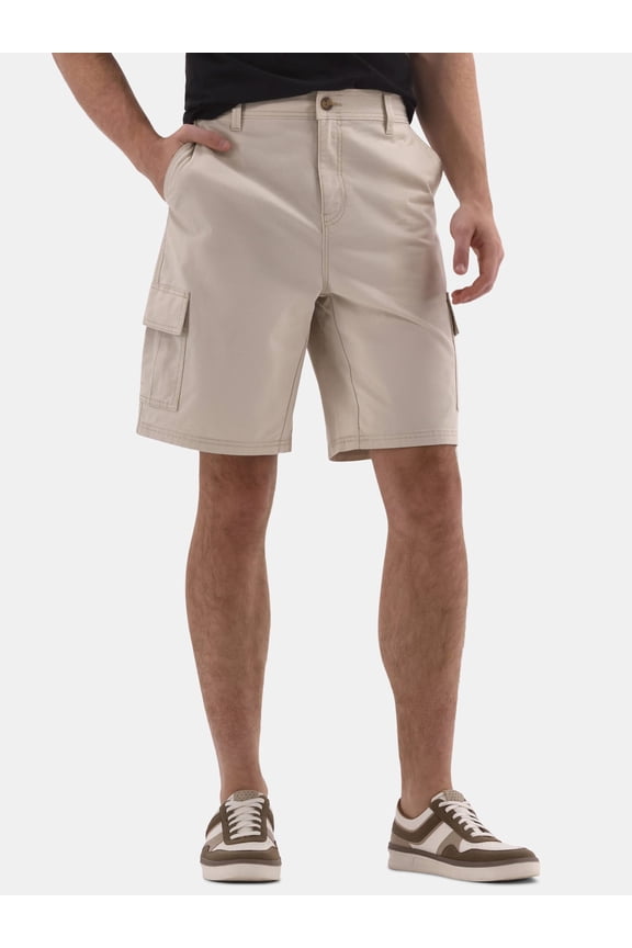Men's & Big Men's Twill Long Cargo Shorts, 9" Inseam, Sizes XS-5XL