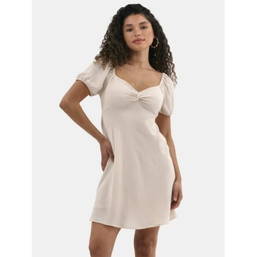 No Boundaries Twist Front Mini Dress, Women's