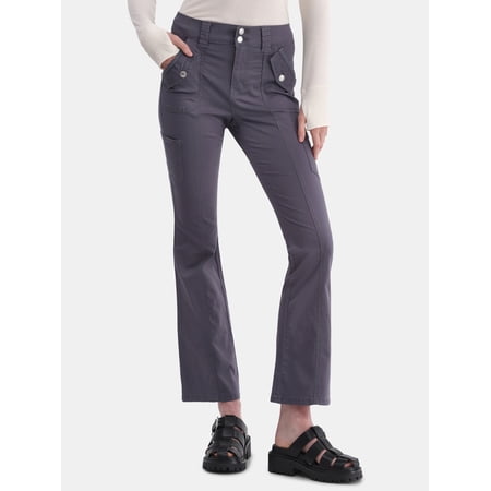 No Boundaries Utility Flare Jeans, 31.5" Inseam, Women’s