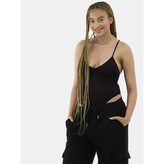 No Boundaries V-Neck Bodysuit, Women’s