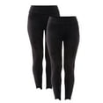 thumbnail image 1 of No Boundaries Velour Leggings, 1 or 2-Pack, Women's and Women's Plus, 1 of 6