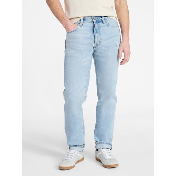No Boundaries Men's Vintage Straight-Leg Jeans, Cotton, Men's Waist Sizes 28x30-40x32