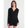thumbnail image 1 of No Boundaries Waffle Knit Romper, Women’s XS-2X, 1 of 5