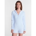 thumbnail image 1 of No Boundaries Waffle Knit Romper, Women’s XS-2X, 1 of 5
