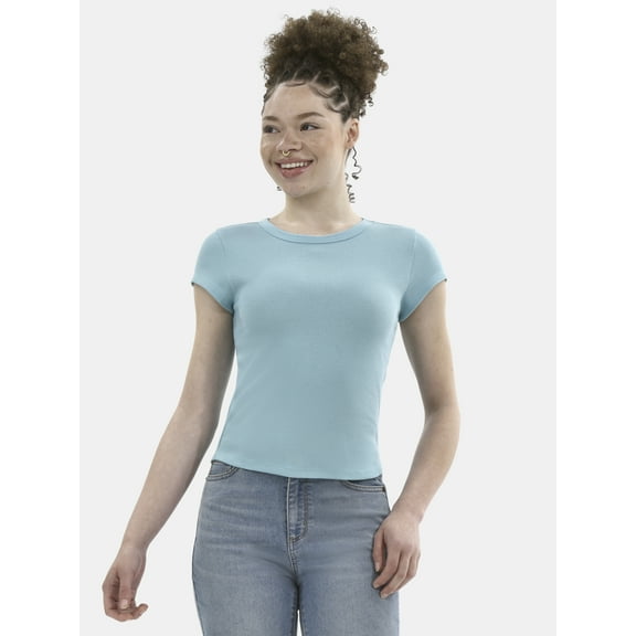 No Boundaries Waffle Tee, Women's