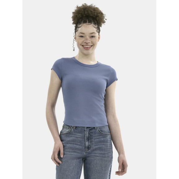 No Boundaries Waffle Tee, Women's