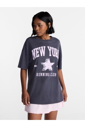 Washed Graphic Boyfriend Tee, Women's XXS-XXL
