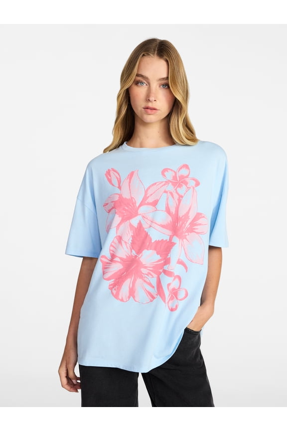 Washed Graphic Boyfriend Tee, Women's XXS-XXL