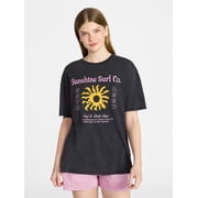 Graphic Oversized Boyfriend Tee, Women's XXS-XXL