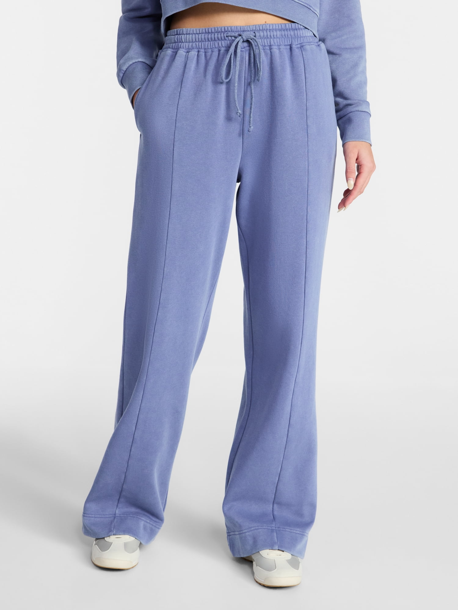 Mineral Wash Wide-Leg Sweatpants, 31'' Inseam, Women's XXS-XXL