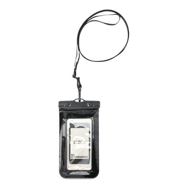 No Boundaries Water Resistant Cellie Pouch, Black, Women’s