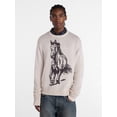 thumbnail image 1 of No Boundaries Western Graphic Oversized Fit Sweater, Men's Sizes XS-5XB, 1 of 6