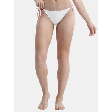 No Boundaries Women's Side Tie Bikini Bottoms, Sizes XXS- XXL
