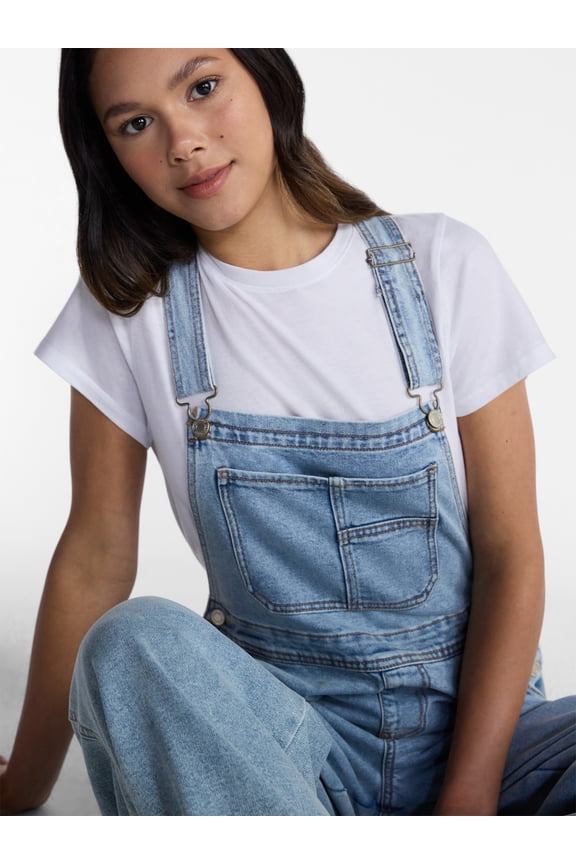 Wide Leg Baggy Overalls, Women's XXS-XXL