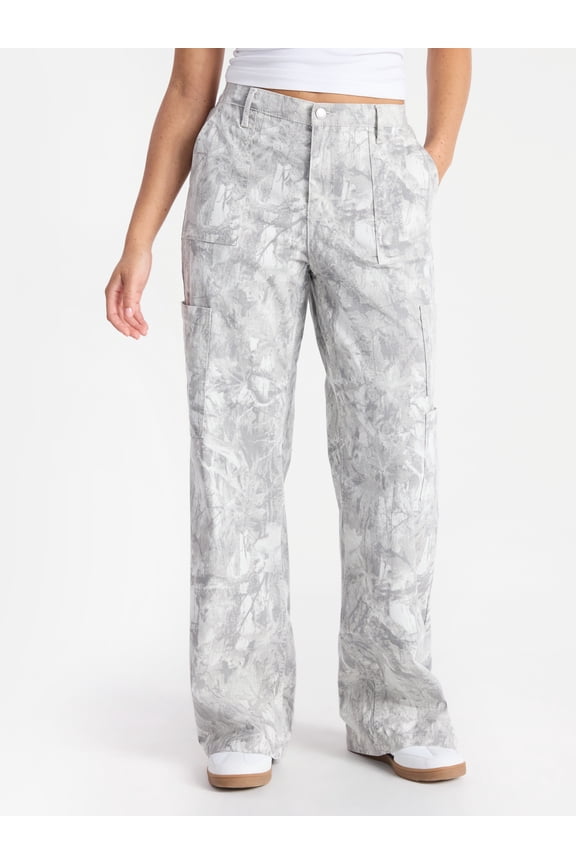 Wide Leg Cargo Pants, 29.5'' Inseam, Women's and Women's Plus XXS-4X