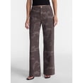 thumbnail image 1 of No Boundaries Wide Leg Cargo Pants, 31.5" Inseam, Women's and Women's Plus XXS-4X, 1 of 5