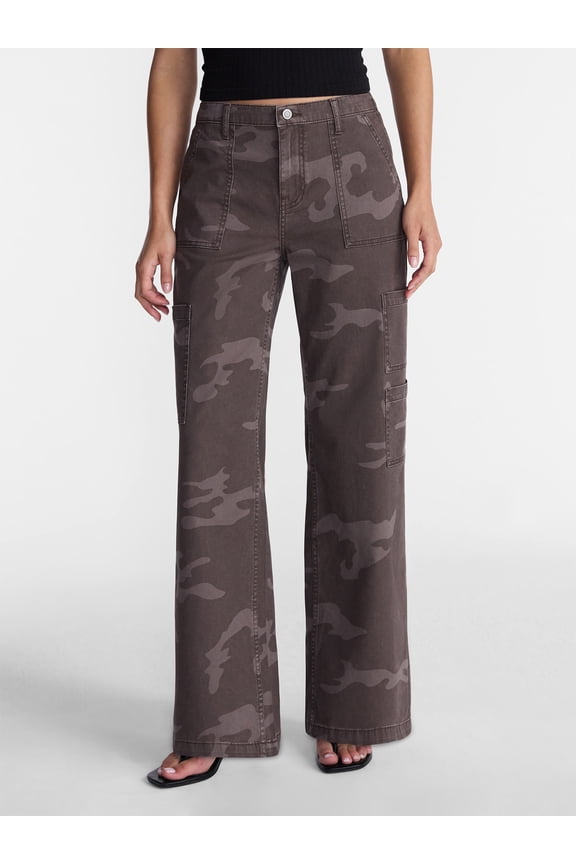 Wide Leg Cargo Pants, 31.5" Inseam, Women's and Women's Plus XXS-4X