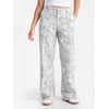 No Boundaries Wide Leg Cargo Pants, 33.5" Inseam, 