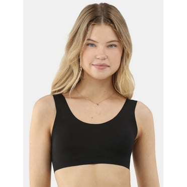 No Boundaries Wire-Free Bonded Scoop Bra, Sizes XS to XXXL
