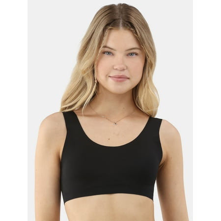 No Boundaries Wire-Free Bonded Scoop Bra, Sizes XS to XXXL