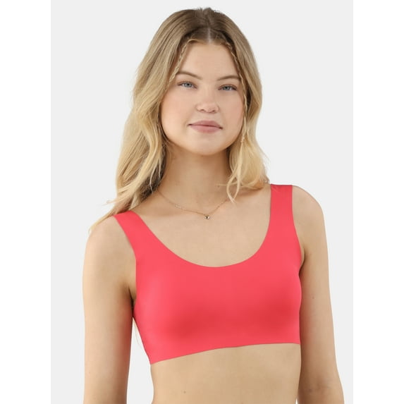 No Boundaries Wire-Free Bonded Scoop Bra, Sizes XS to XXXL