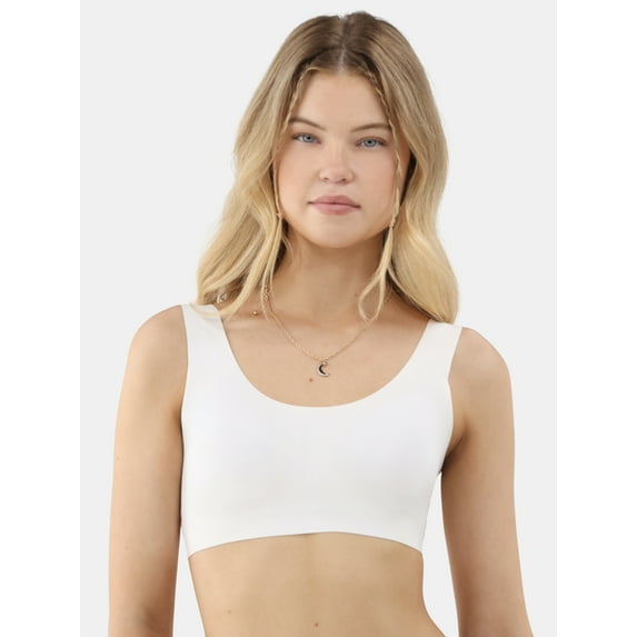 No Boundaries Wire-Free Bonded Scoop Bra, Sizes XS to XXXL