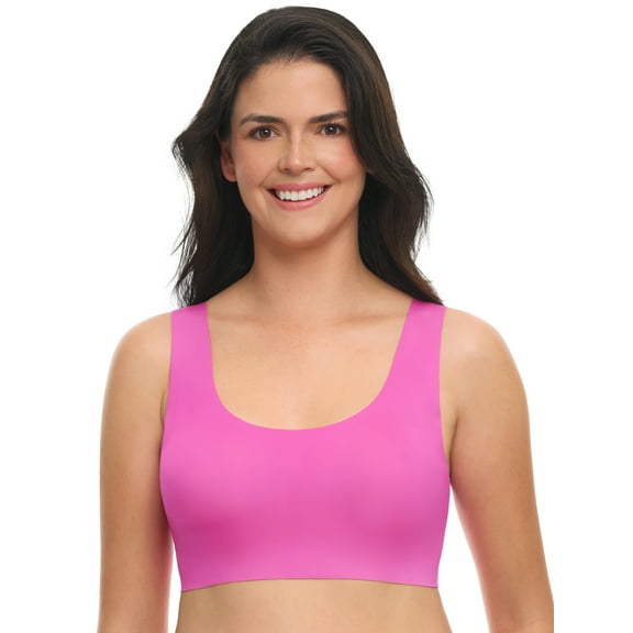 No Boundaries Wire-Free Bonded Scoop Bra, Sizes XS to XXXL