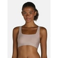 thumbnail image 1 of No Boundaries Wire-Free Bonded Square Neck Bra, Sizes XS to XXXL, 1 of 4