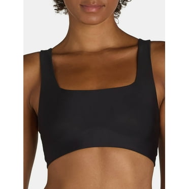 No Boundaries Wire-Free Bonded Square Neck Bra, Sizes XS to XXXL