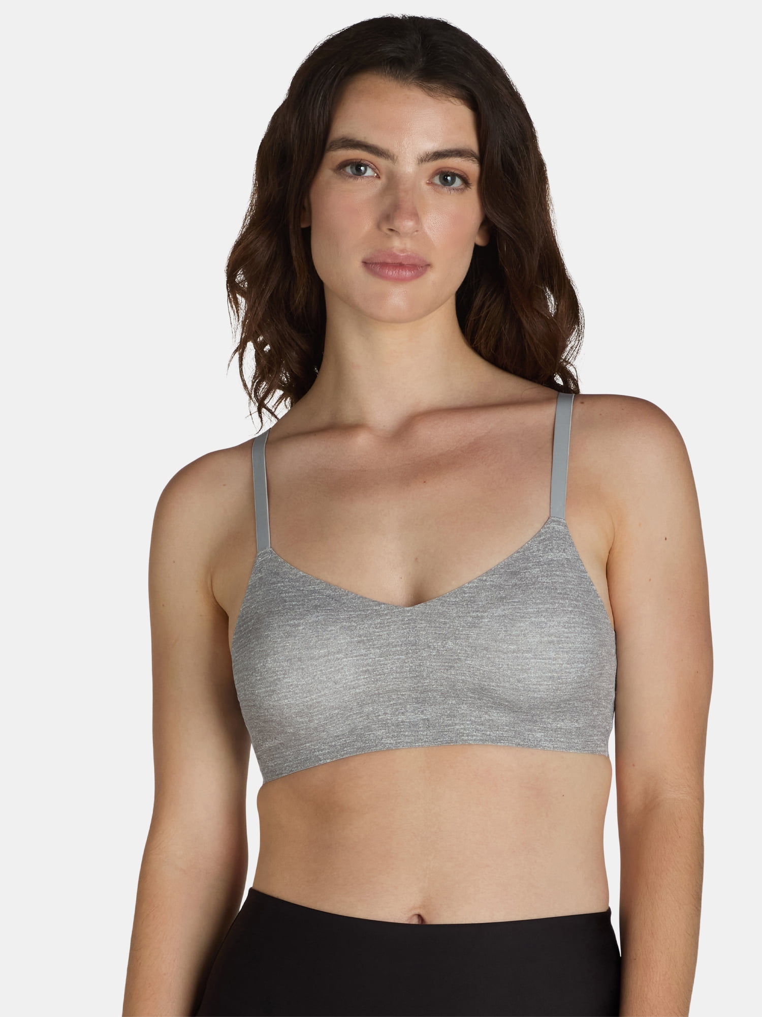 No Boundaries Wire-Free Bonded Voop Bralette, Sizes XS-XXXL