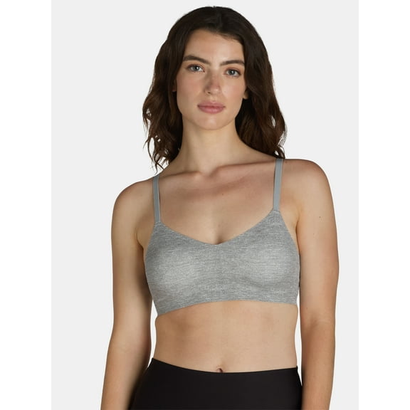 No Boundaries Wire-Free Bonded Voop Bralette, Sizes XS-XXXL