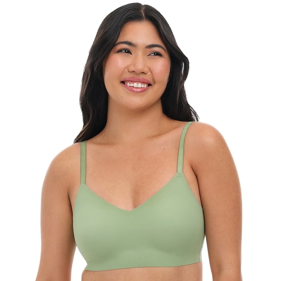 No Boundaries Wire-Free Bonded Voop Bralette, Sizes XS-XXXL