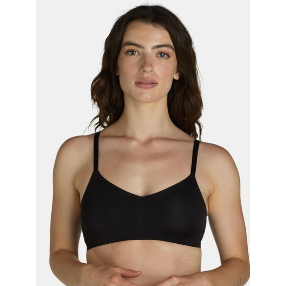 No Boundaries Wire-Free Bonded Voop Bralette, Sizes XS-XXXL