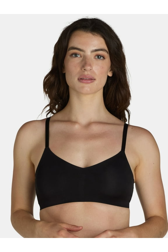 Wire-Free Bonded Voop Bralette, Sizes XS-XXXL