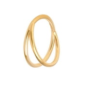 No Boundaries Womens 18G Stainless Steel Multiuse Hoop Piercing, Women s