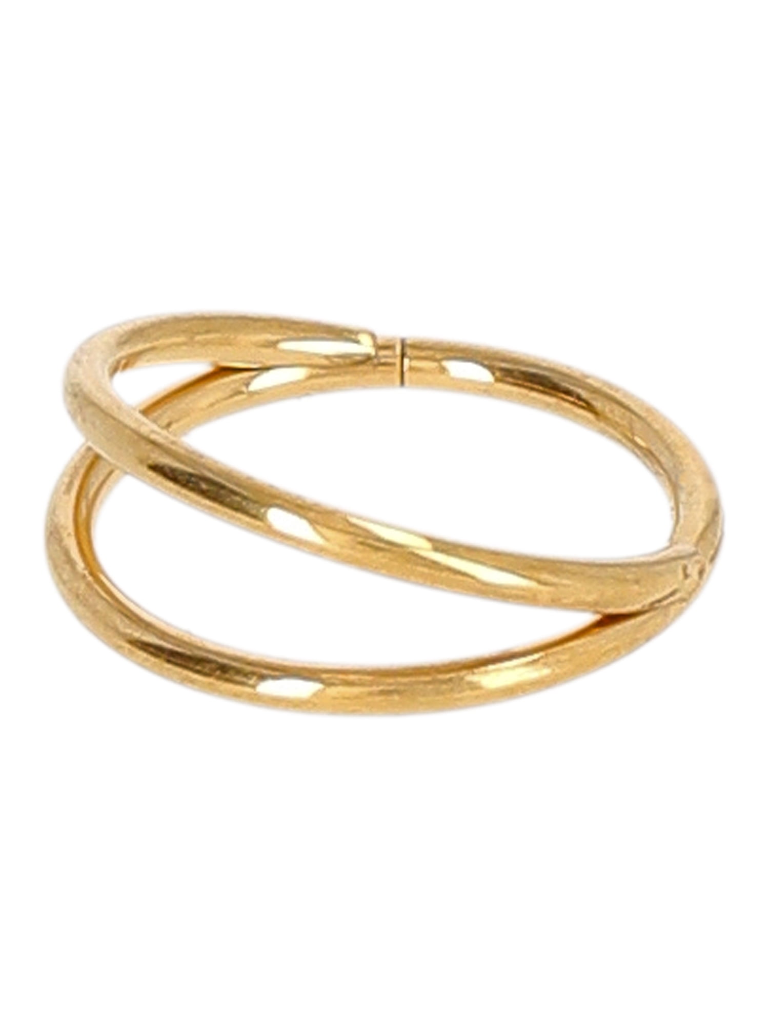 No Boundaries Women's 18G Stainless Steel Multiuse Hoop Piercing, Women’s