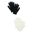 thumbnail image 1 of No Boundaries Knit Gloves, 2-Pack, Women's, One Size, Winter White, 1 of 4
