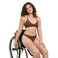 thumbnail image 1 of No Boundaries Women's Adaptive Fit Stretch Thong Panties, Sizes XS to 3XL, 1 of 3