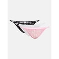 thumbnail image 1 of No Boundaries Women’s All Over Lace Bikini Underwear, 3-Pack, Sizes XS-XXXL, 1 of 8