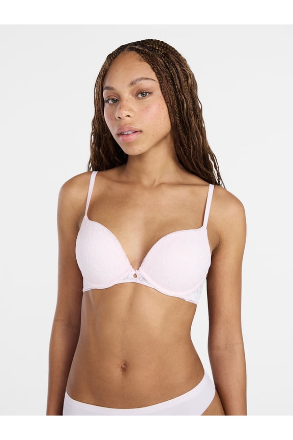 Allover Lace Push Up Bra, Women's 32B-40DD