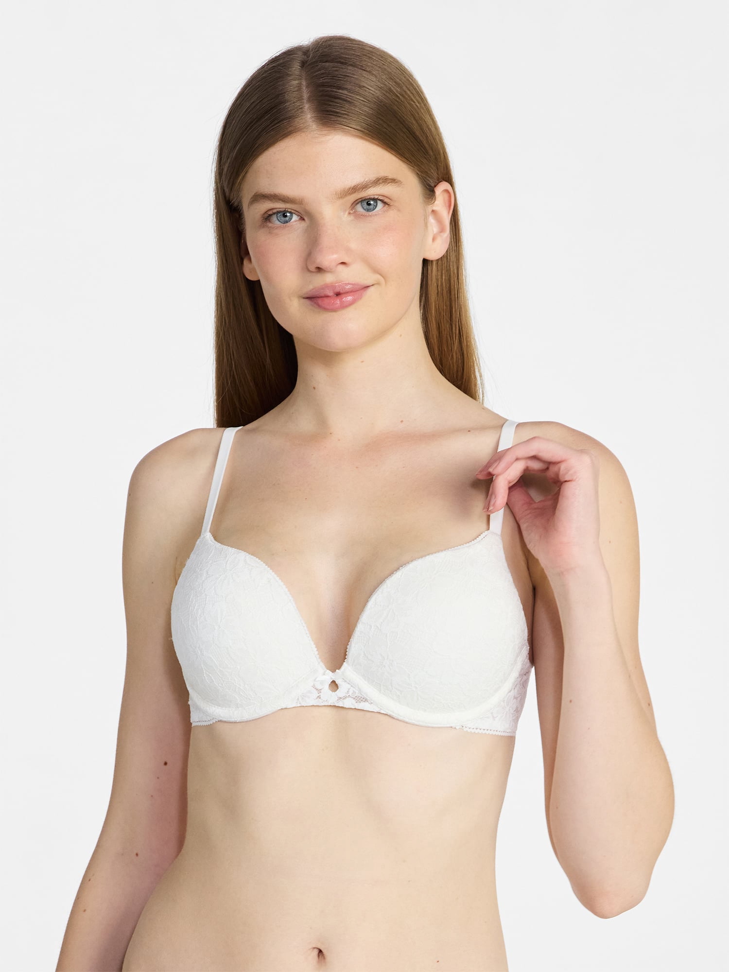 No Boundaries Allover Lace Push Up Bra, Women's 32B-40DD