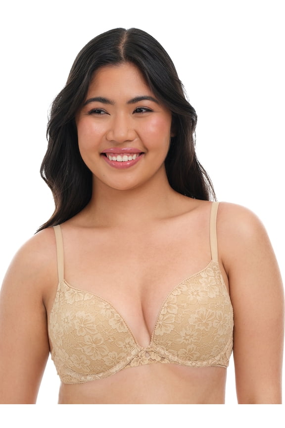 Allover Lace Push Up Bra, Women's 32B-40DD