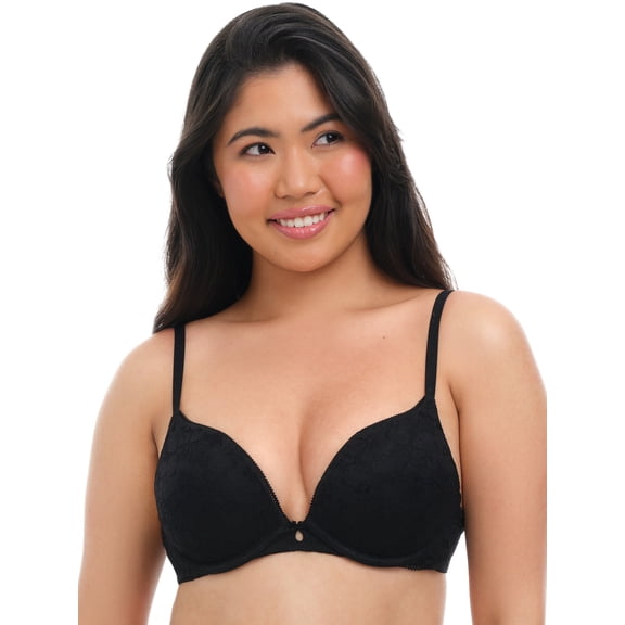 No Boundaries Allover Lace Push Up Bra, Women's 32B-40DD